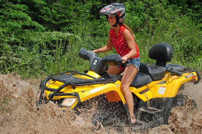 3 adrenaline activities Atvs Zipline and a swim experience in a cenote - A Jungle Day Packed with ATV, Zipline, and Real Cenote Swimming