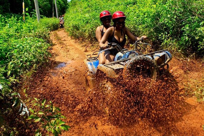 3 adrenaline activities Atvs Zipline and a swim experience in a cenote - Zipline Course: Flying with Guide Control