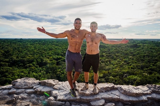 4 PLACES 1 DAY Tour to Coba and Tulum Ruins, Cenote and Playa del Carmen. - Stop 2: Coba Ruins and the Nohoch Mul Climbing Rule