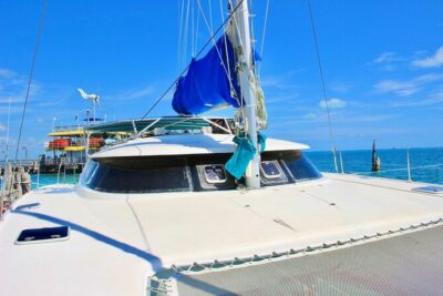 4hrs / 46ft Catamaran Private Charter From Cancun to Isla Mujeres - Snorkeling on the Reef and Swims on the Sandbank