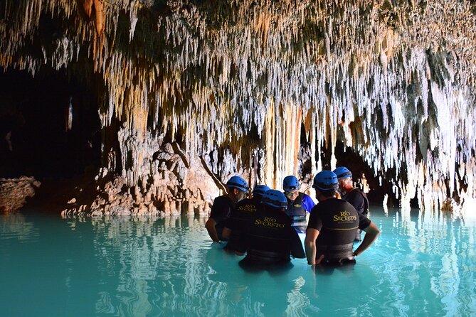 A secret river adventures tour. Explore the nature wonders of the Riviera Maya - Inside Rio Secreto: hiking, biking, rappel, swim, and snorkel