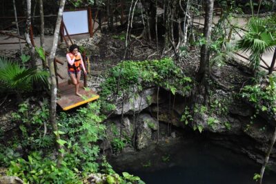 Amazing adventure in 3 cenotes with transportation - The start at the park: check-in, rules, and the vibe before you swim