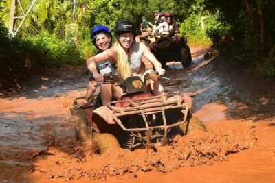 Amazing ATV with Zip Lines and Swim in Cenote with Round Transportation - Zip lines plus interactive bridges: where the adrenaline peaks