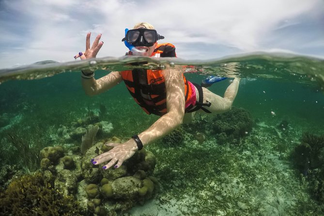 Amazing Speedboat Cancun - Stop 2: Snorkeling on a coral reef (when weather plays nice)
