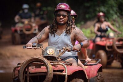 ATV adventure with cenote, ziplines, snack and transport from Cancun or Riviera - ATV Adventure Circuit: Mud, Water Obstacles, and Included Insurance