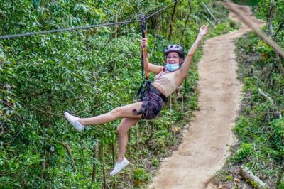 ATV drive experience ziplines and a real Mayan cenote for the best price - Getting there: pickup from Cancun and Puerto Morelos