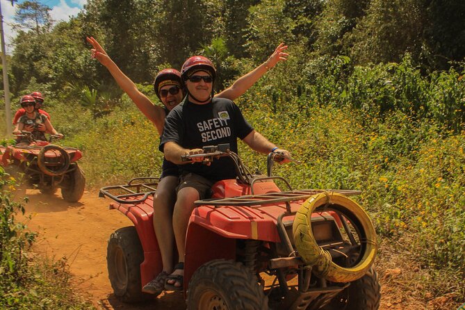 ATV Experience from Cancun adrenaline day! - Swimming in a Real Cenote: Freshwater, Photos, and Cave-Like Moments
