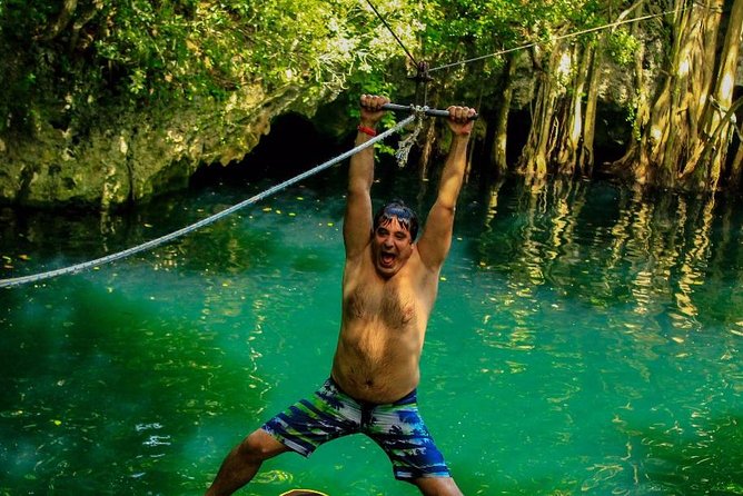 Atv experience, Ziplines adventure and Cenote swim from Cancun and Riviera Maya - Zipline Circuit: The Part Most People Feel Good About