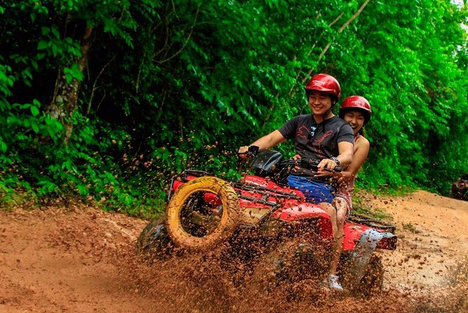 Atv experience, Ziplines adventure and Cenote swim from Cancun and Riviera Maya - ATV Shared Driving: Adrenaline, With a Real-World Reality Check