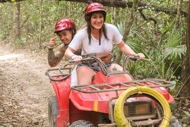ATV shared experience, Ziplines and Cenote swim experience in one Adrenaline day - La Ruta de los Cenotes: a full adrenaline circuit in one place