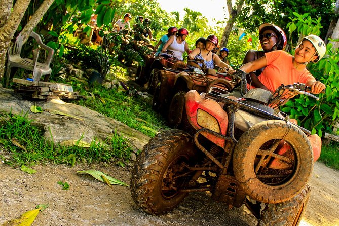 ATV shared experience, Ziplines and Cenote swim experience in one Adrenaline day - Cenote swim: refreshing relief in a natural pool