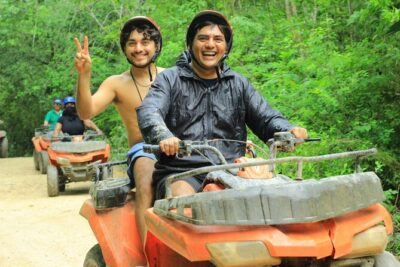 ATV Tour from Cancun and Puerto Morelos with Ziplines and Cenote. - La Ruta de los Cenotes: the ATV circuit and safety gear
