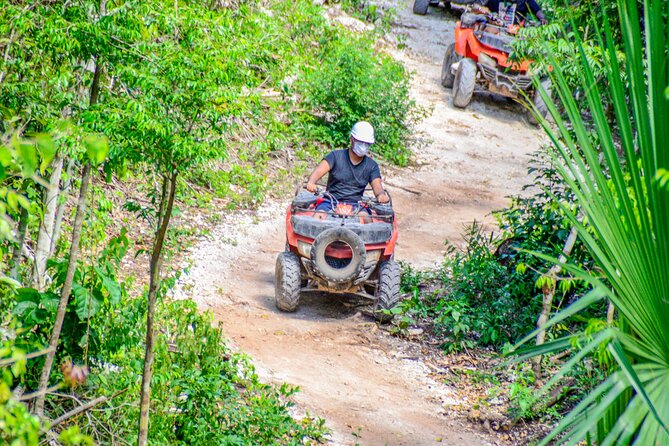 ATV Tour, Ziplines and Cenote with Lunch and Transportation - A packed 5½-hour combo: ATV, zip lines, bridges, cenote