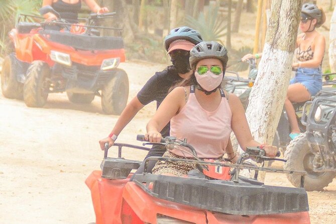 ATV Tour, Ziplines and Cenote with Lunch and Transportation - Cenote swim and exploration: the refresh button