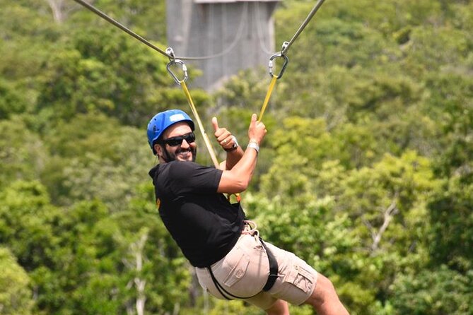 ATV with Ziplines and Cenote From Cancun - Zipline circuit: thrill with coaching before you launch