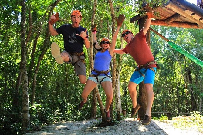 ATV & Zip Lines Single From Playa del Carmen - Ziplining Above the Jungle: speed, harness fit, and controlled excitement