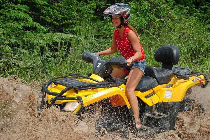 Atv , Zipline and cenote swim experience in the jungle! - ATV Driving: Shared Quads, Real Safety, Realistic Pace