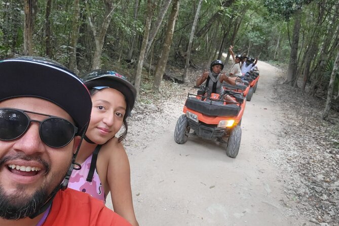 ATV's and Off Road Vehicles with Ziplines and Cenotes - Ziplining and suspension bridges: the view break between adrenaline bursts