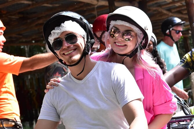 ATV's (shared), Ziplines & Cenote! Half-Day with Transportation from Cancun - La Ruta de los Cenotes: ATV Ride, Zip-Line Course, Cenote Swim