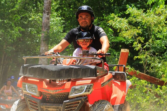 Cancun Adrenaline Rush; ATV, Zipline and Cenote discovery - Zipline Through the Forest and Hanging Bridges
