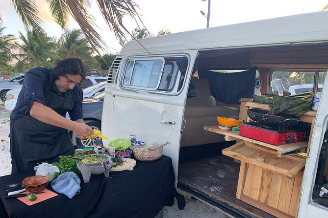 Cancun Beach Seafood Barbecue Class in a Kombi - Why This Cancun Kombi Seafood BBQ Feels Different