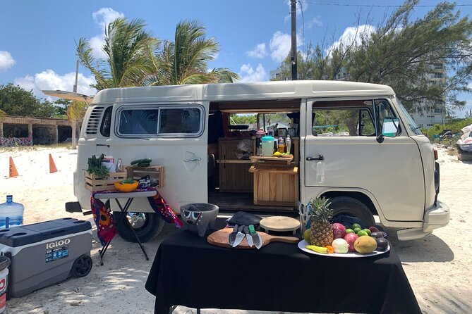 Cancun Beach Seafood Barbecue Class in a Kombi - Drinks Included: What Unlimited Means in Real Terms