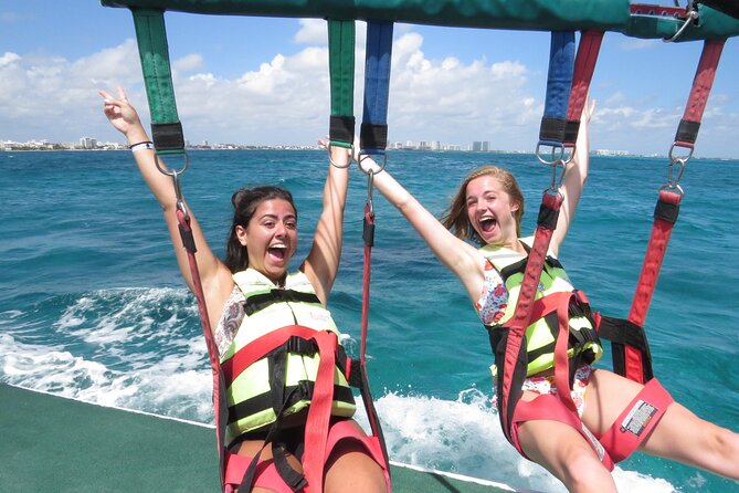 Cancun Combo Adventure: 4-Reef Stop Snorkeling and Parasail Ride - How the 4 hours usually play out