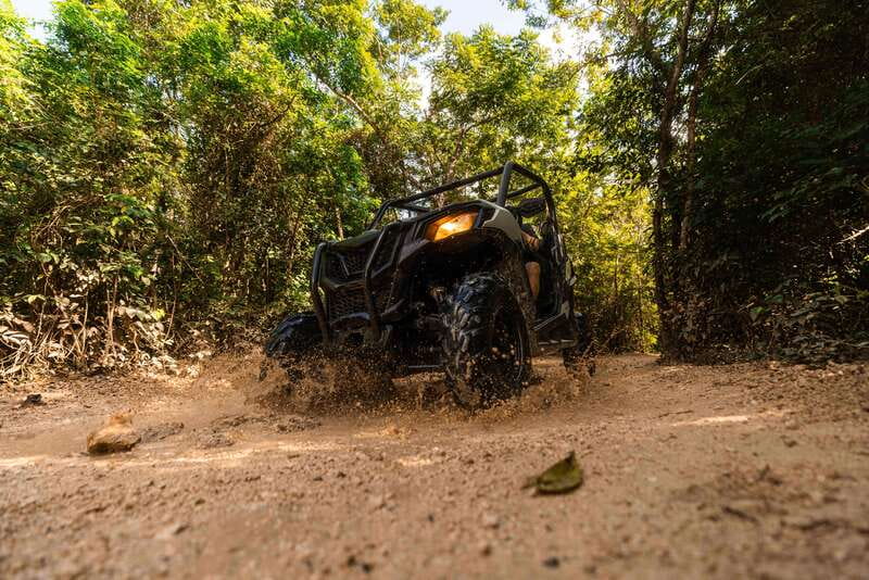 Cancún: Extreme Buggy Adventure with Ziplines & Cenote - The UTV buggy run: fun, but expect a short track (and a dusty one)