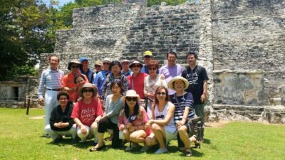 Cancun: Guided City Tour with Shopping by Double Decker Bus - El Meco Archaeological Site: Cancun history in a place you’d never guess