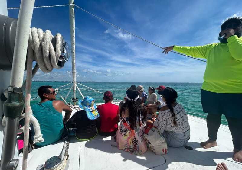 Cancun: Isla Mujeres Catamaran with buffet, drinks & snorkel - Two hours to explore Isla Mujeres at your pace