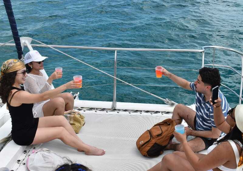 Cancun: Isla Mujeres Only Adults Catamaran, drinks & snorkel - Isla Mujeres on your own: Playa Norte lunch plus real wandering time