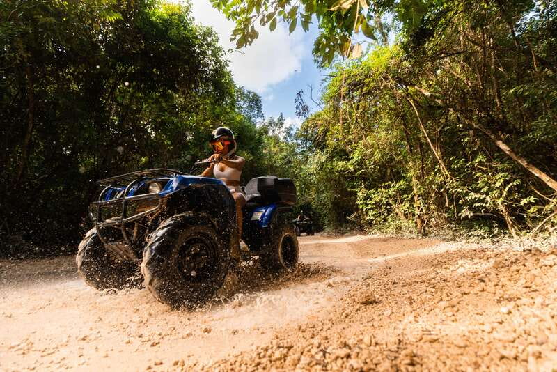Cancun: Jungle ATV Tour, Ziplining, and Cenote Swim - Cenote Verde Lucero Swim: Cool Water and Jungle Walls