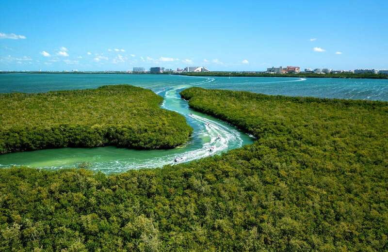 Cancun: Jungle Tour Adventure with Speedboat and Snorkeling. - Punta Nizuc snorkeling: the reef you come for