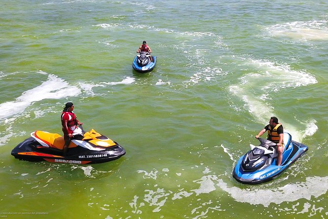 Cancun mangrove jet ski tour: 1 rider per jet ski - Safety training and patrol support that keeps things controlled