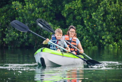 Cancun: Sunset Kayak Experience in the Mangroves - Safety briefing and the quick warm-up that makes it doable