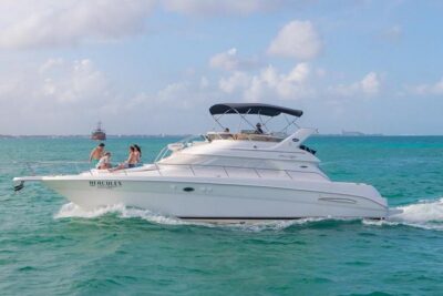 Cancún Yacht Rental SeaRay 46ft 25P13 - Choose 2, 4, or 6 hours: what changes (and what stays great)