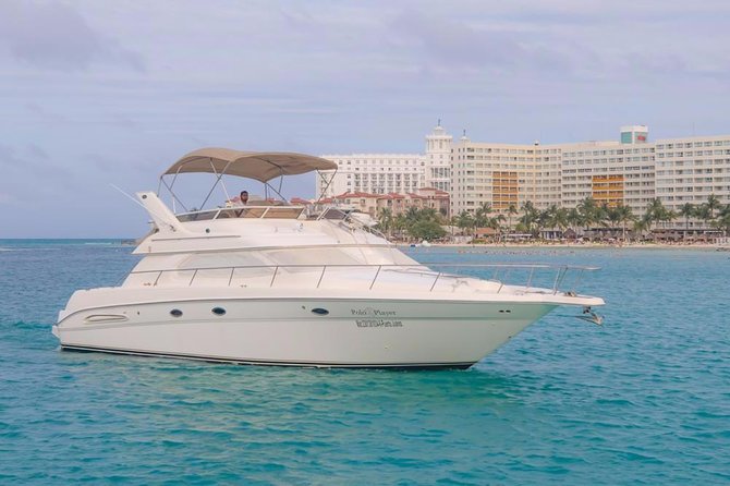 Cancun Yacht Tour - SEARAY YACHT 46 FT GREAT FOR SUNSET 15 PEOPLE MAX 25P9 - Your Itinerary: Laguna Nichupté Channels to Isla Mujeres