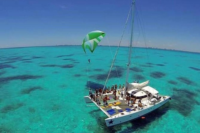 Catamaran Adventure in Cancun - Isla Mujeres beach club time: buffet lunch, swims, and how to escape the crush