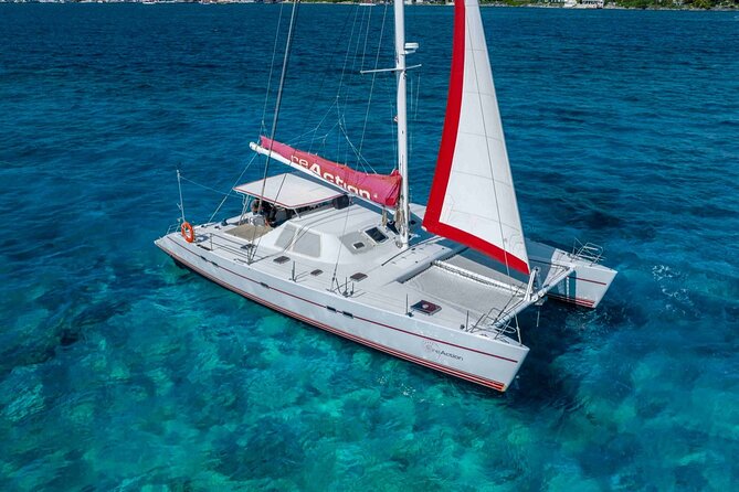 Catamaran to Isla Mujeres – Kids Go Free! (Only Pay Dock Fee) - Key highlights (what matters most)