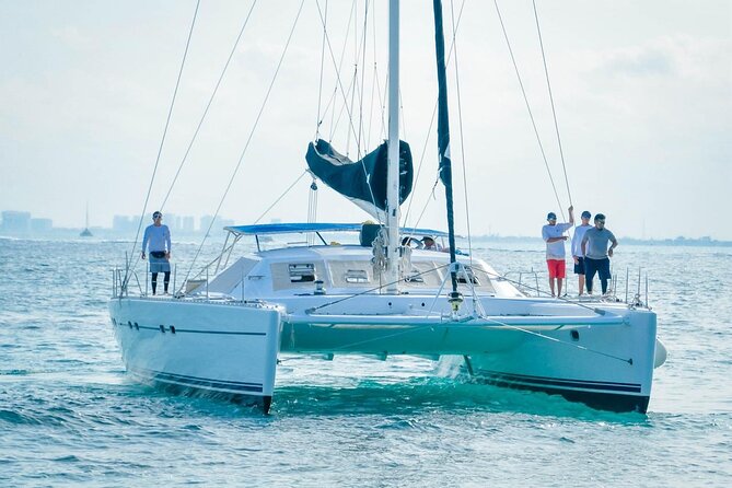 Catamaran to Isla Mujeres – Kids Go Free! (Only Pay Dock Fee) - El Meco Reef snorkeling: provided gear, weather rules, and real swim effort
