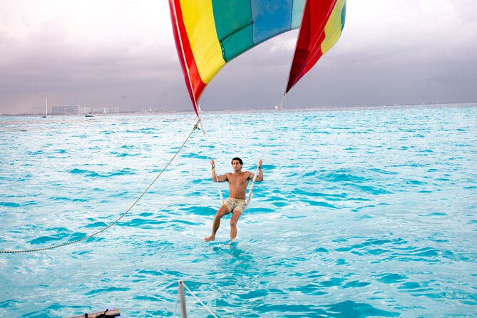 Catamaran to Isla Mujeres, Open bar, buffet, Beach Club Included - Reef snorkel: best when you’re prepared for crowding