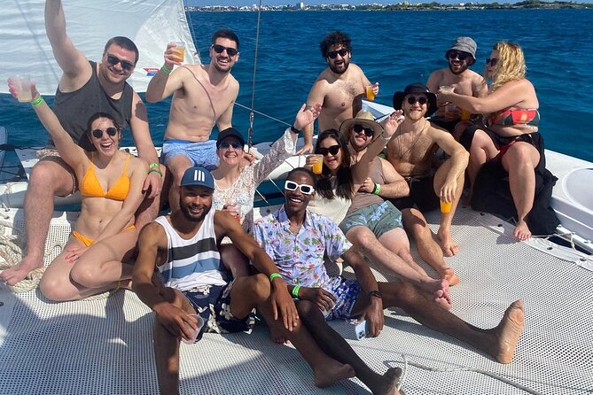 Catamaran Tour to Isla Mujeres Cancun - Beach Club Lunch Buffet and North Beach Swim Time