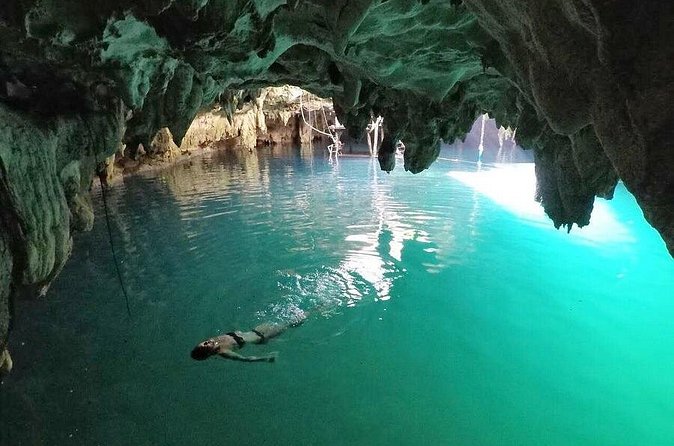 Cenote Cancun Experience with Transportation Included & Lunch - The cenote swim: what 3 hours of water time means