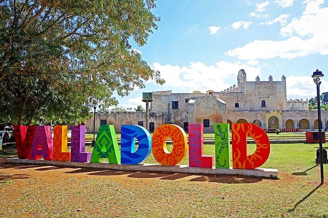 Chichen Itza and Dos Cenotes Experience from Cancun - Valladolid’s 15-Minute Colonial Square Stop