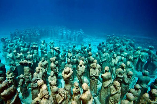 Diving + Muse - The first underwater stop: Museo Subacuatico de Arte (45 minutes)