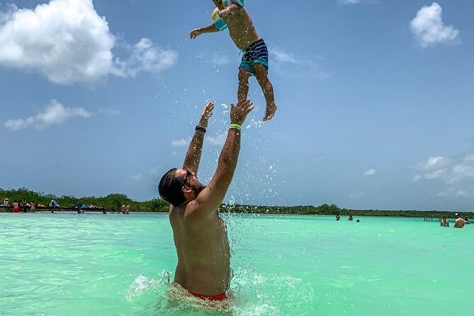 Eco Adventure At 3 Cenotes & 1 Lagoon ! From Cancun & Riviera - Stop 4: Multum Ha Cenote’s underground ambiance and small marine life