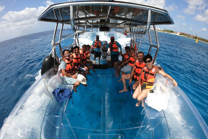 Excursion to Reefs in a transparent boat from Cancun - Nichupte Lagoon Reserve: The Calm Start With Wildlife Potential