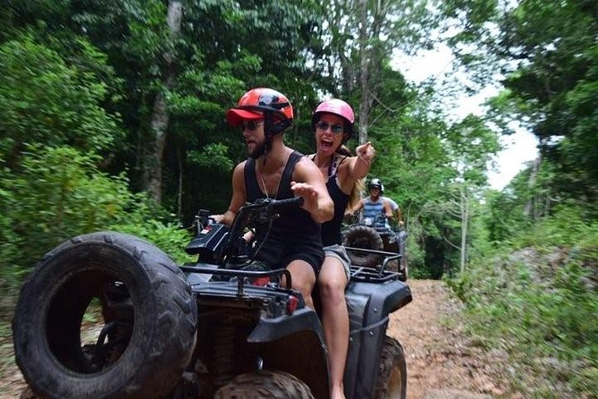 Experience ATV (shared) Ziplines & Cenote with Lunch from Cancún - Amazing Adventures Park and the 4x4 ATV Loop