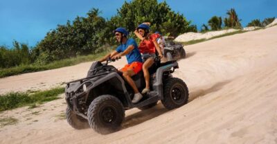 From Cancún: ATV Jungle Trail Adventure and Beach Club - The safety briefing comes first, then the ATV part begins
