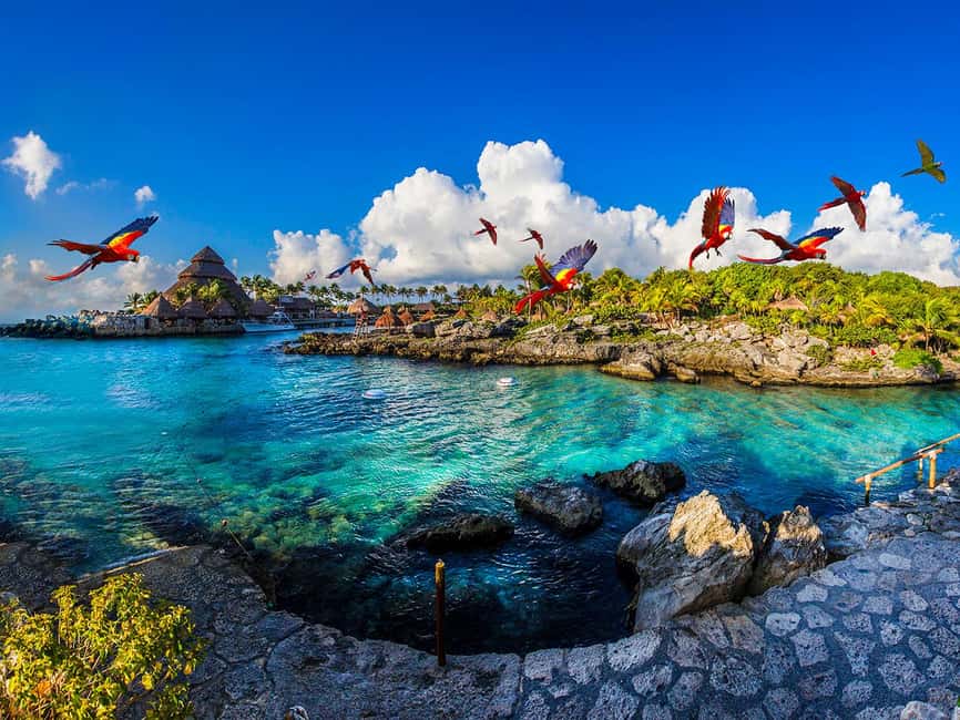 From Playa del Carmen: Xcaret Plus Park, the complete experience - Getting to Xcaret: your voucher and the bus ride timing